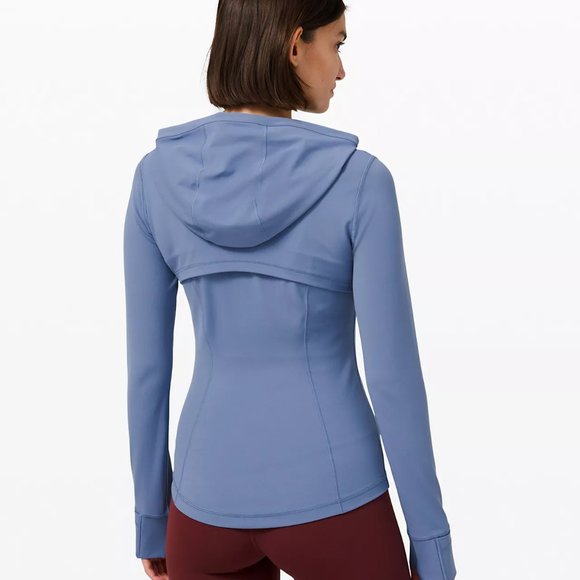 Hooded Define Jacket Nulu - Lululemon (size 8 in Water Drop) - Picture 2 of 8